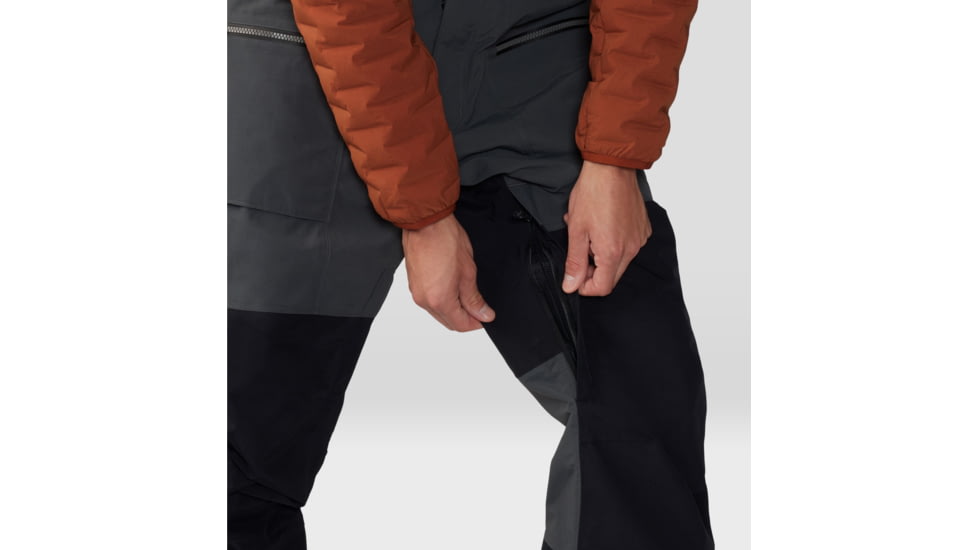 Mountain Hardwear First Tracks Bib - Mens, Volcanic, Large/Regular, 2043361007-VB-L-R