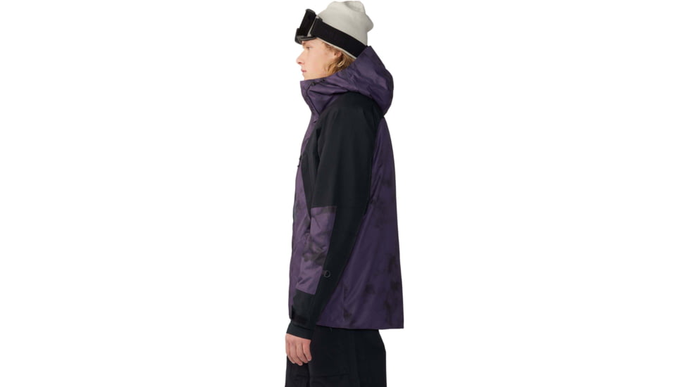 Mountain Hardwear First Tracks Insulated Jacket - Mens, Blurple Ice Dye Print, Small, 2043351598BIDP-S