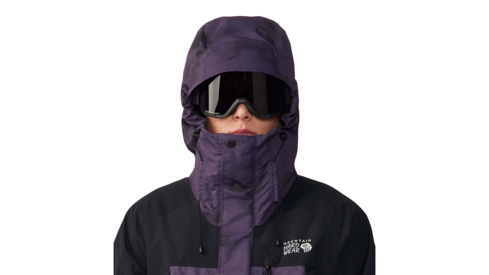 Mountain Hardwear First Tracks Insulated Jacket - Mens, Blurple Ice Dye Print, Small, 2043351598BIDP-S