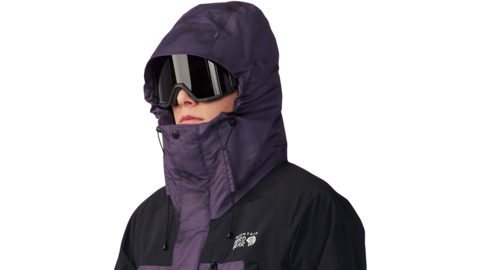 Mountain Hardwear First Tracks Insulated Jacket - Mens, Blurple Ice Dye Print, Small, 2043351598BIDP-S