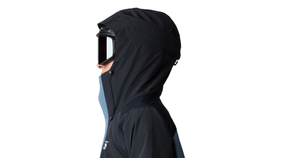 Mountain Hardwear First Tracks Jacket - Mens, Asiatic Blue/Montauk Blue/Black, Large, 2092021444-L