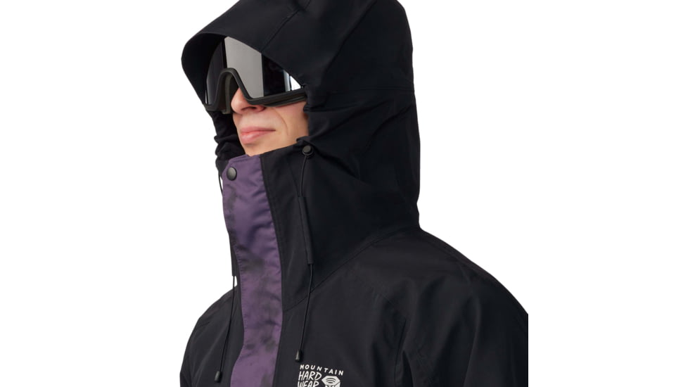 Mountain Hardwear First Tracks Jacket - Mens, Blurple Ice Dye Print, Large, 2043331598BIDP-L