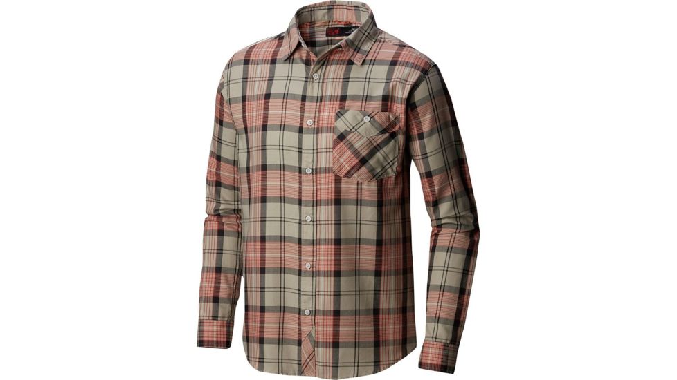 Mountain Hardwear Franklin Long Sleeve Shirt Everyday Flannel - Mens, Badlands, Small, 1617431103-S