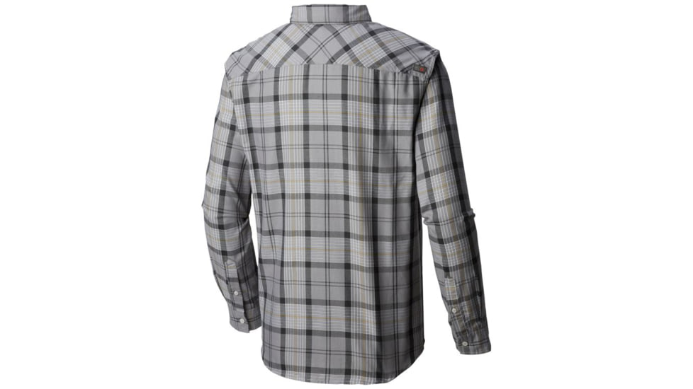 Mountain Hardwear Franklin Long Sleeve Shirt - Mens, Manta Grey, Large, 1617431073-L