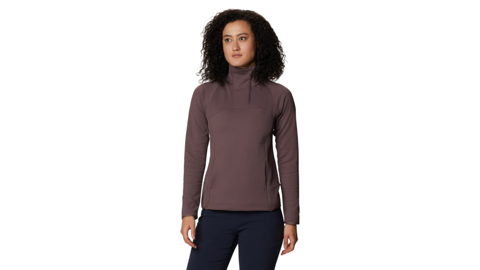 Mountain Hardwear Frostzone 1/4 Zip - Women's, Warm Ash, Small, OL8059249-S