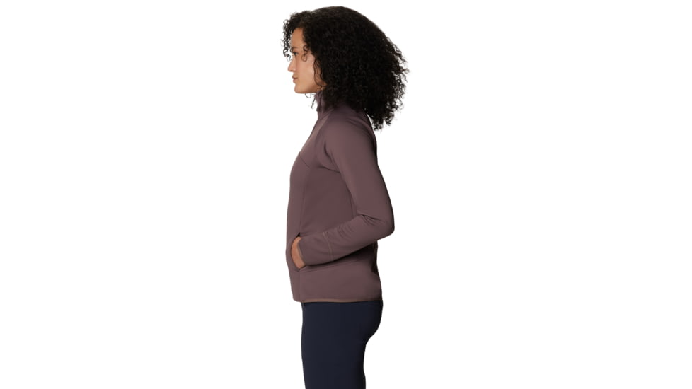 Mountain Hardwear Frostzone 1/4 Zip - Women's, Warm Ash, Small, OL8059249-S
