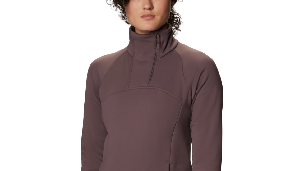 Mountain Hardwear Frostzone 1/4 Zip - Women's, Warm Ash, Small, OL8059249-S