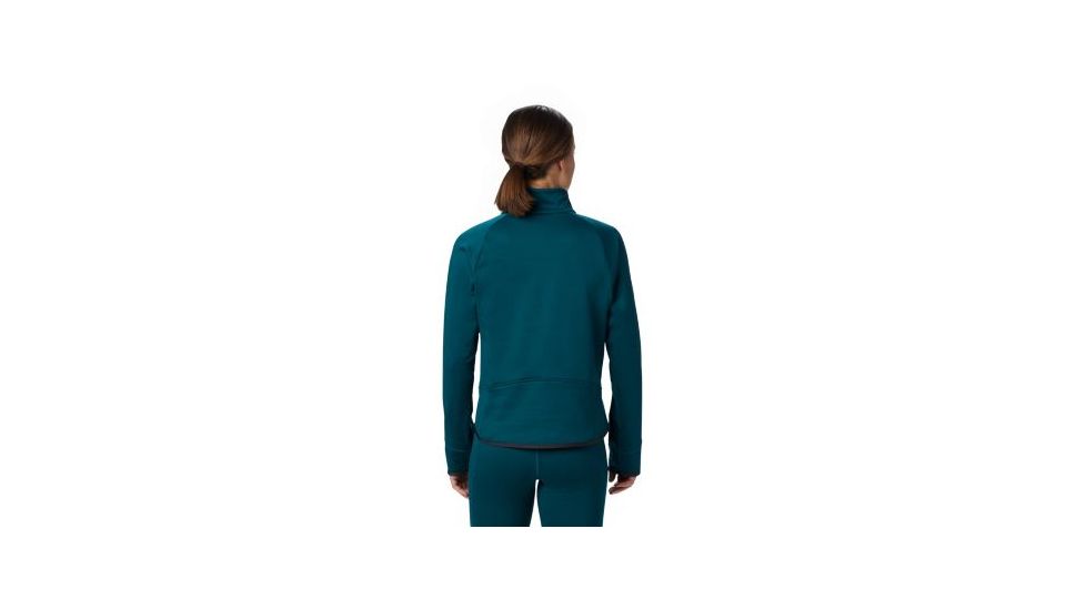 Mountain Hardwear Frostzone 1/4 Zip - Womens, Dive, Medium, 1851751468-M