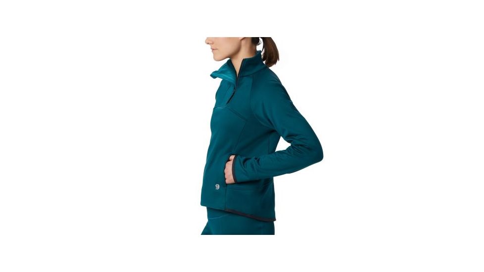 Mountain Hardwear Frostzone 1/4 Zip - Womens, Dive, Medium, 1851751468-M