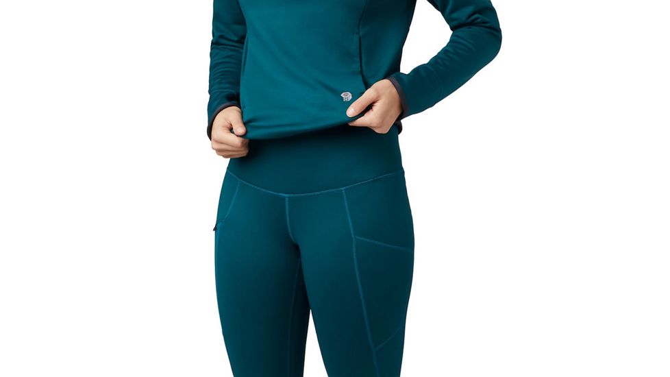 Mountain Hardwear Frostzone Tight - Womens, Regular Inseam, Dive, Extra Small, OL7716468-XS-R