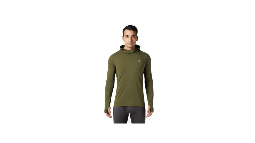Mountain Hardwear Ghee Hoody - Mens, Dark Army, Large, 1851031304-L