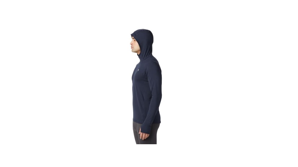 Mountain Hardwear Ghee Hoody - Mens, Dark Zinc, Large, 1851031406-L