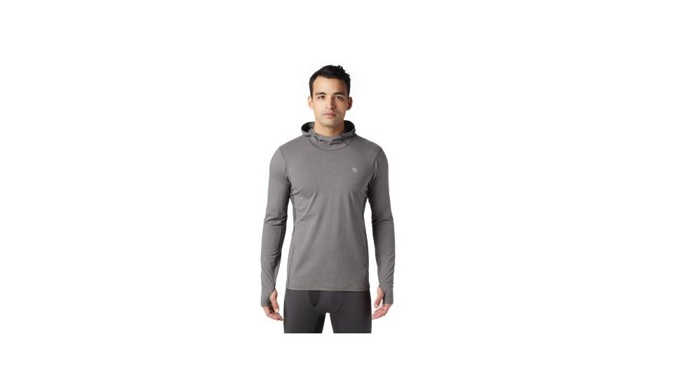 Mountain Hardwear Ghee Hoody - Mens, Heather Shark, Medium, 1851031015-M