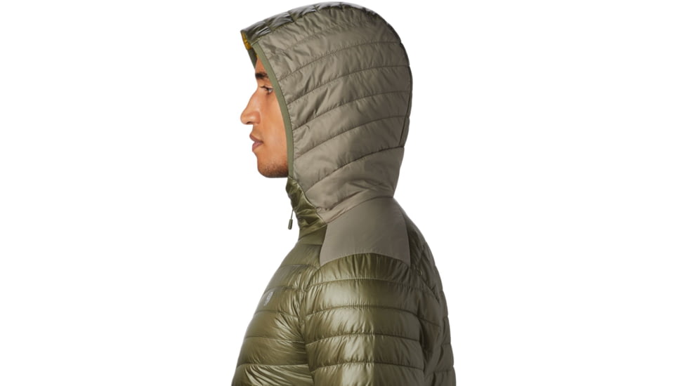 Mountain Hardwear Ghost Shadow Hoody - Mens, Light Army, Extra Large, 1879821333-XL
