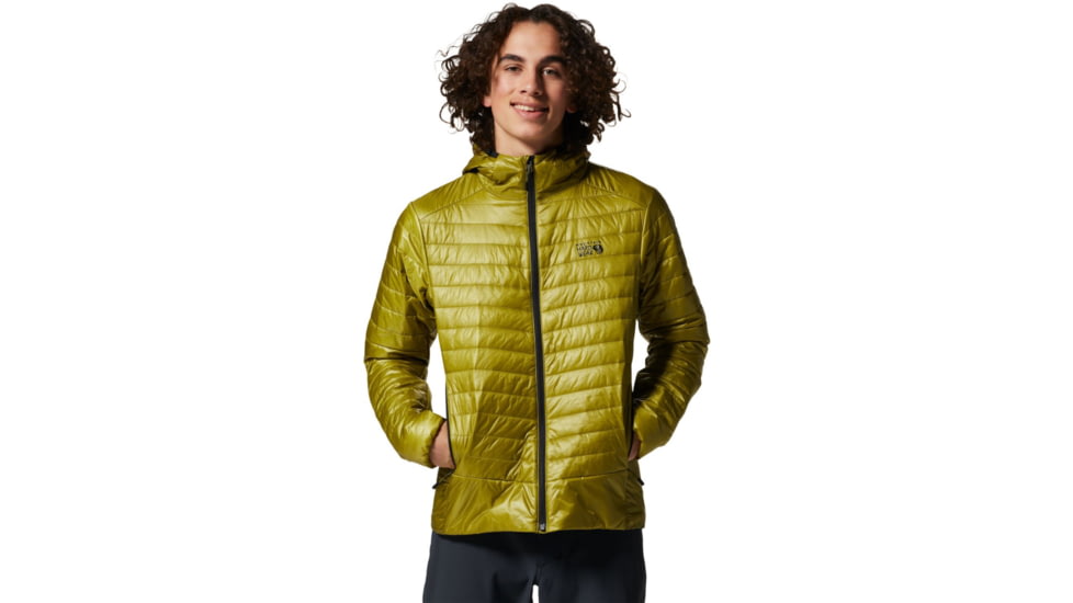 Mountain Hardwear Ghost Shadow Hoody - Mens, Moon Moss, Large, 1879821356-L