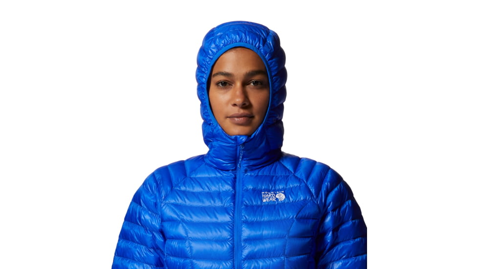Mountain Hardwear Ghost Whisperer 2 Hood Jacket - Womens, Bright Island Blue, Extra Large, 1871631409-XL