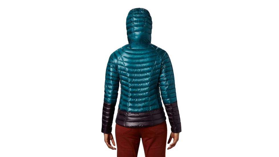 Mountain Hardwear Ghost Whisperer 2 Hoodie - Womens, Dive, Large, OL8285468-L