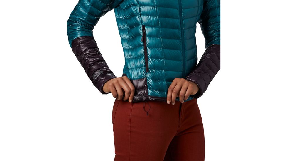 Mountain Hardwear Ghost Whisperer 2 Hoodie - Womens, Dive, Large, OL8285468-L