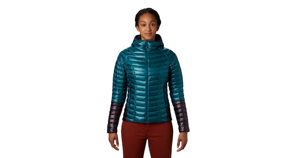 Mountain Hardwear Ghost Whisperer 2 Hoodie - Women's, Dive, Small, OL8285468-S