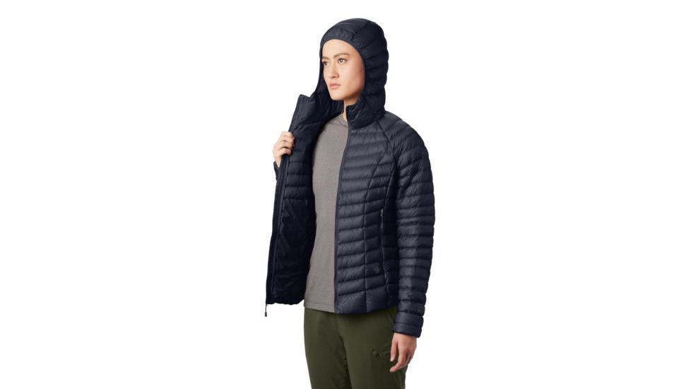 Mountain Hardwear Ghost Whisperer 2 Hoody - Womens, Dark Zinc, Small, 1871631406-S