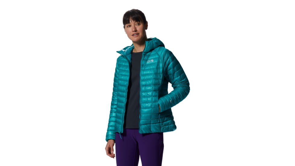 Mountain Hardwear Ghost Whisperer/2 Hoody - Womens, Synth Green, Small, 1871631360-Synth Green-S
