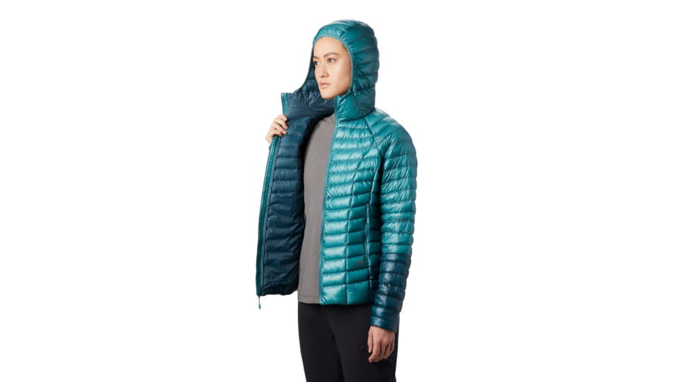 Mountain Hardwear Ghost Whisperer 2 Hoody - Womens, Washed Turquoise, Extra Small, 1871631447-Washed Turq-XS