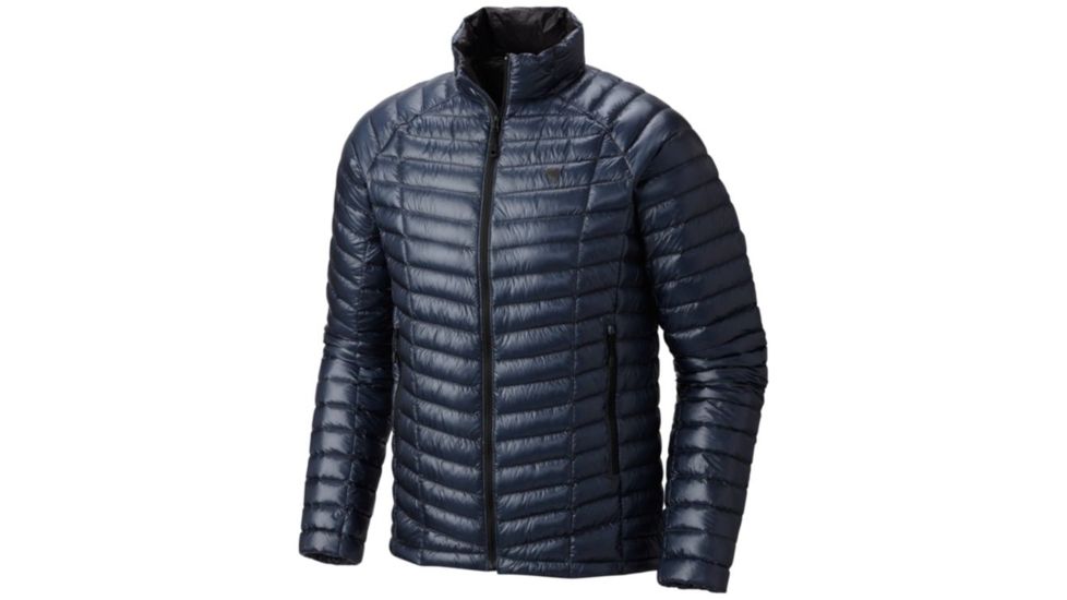 Mountain Hardwear Ghost Whisperer Hooded Down Jacket - Men's, Zinc, XXL, 1560901492-XXL