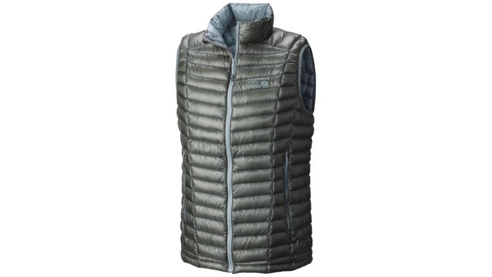 Mountain Hardwear Ghost Whisperer Down Vest - Men's-Thunderhead Grey-X-Large
