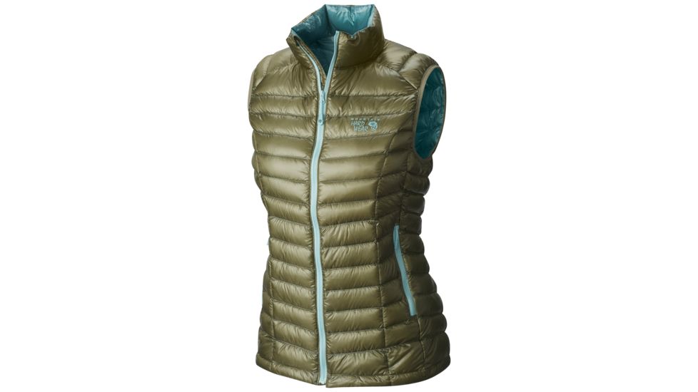 Mountain Hardwear Ghost Whisperer Down Vest - Women's-Stone Green-X-Small