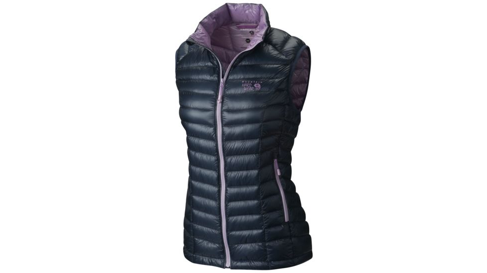 Mountain Hardwear Ghost Whisperer Down Vest - Womens-Zinc/Phantom Purple-Large