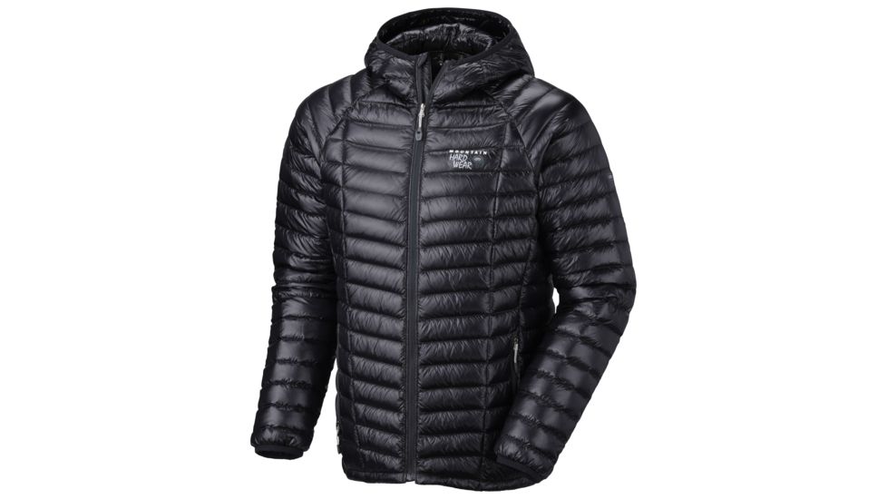Mountain Hardwear Ghost Whisperer Hooded Down Jacket Clearance - Men's-Black-Small