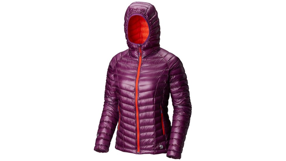 Mountain Hardwear Ghost Whisperer Hooded Down Jacket, Cosmos Purple, XS, 1560931502-XS
