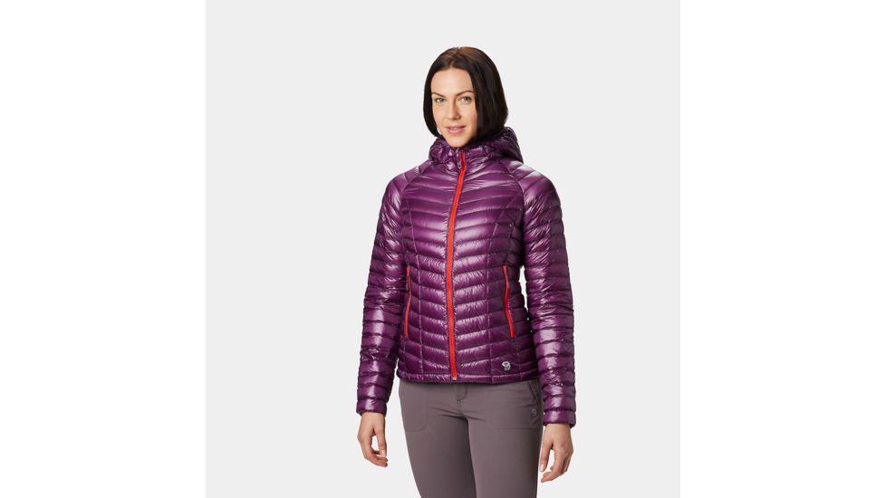 Mountain Hardwear Ghost Whisperer Hooded Down Jacket, Cosmos Purple, XS, 1560931502-XS