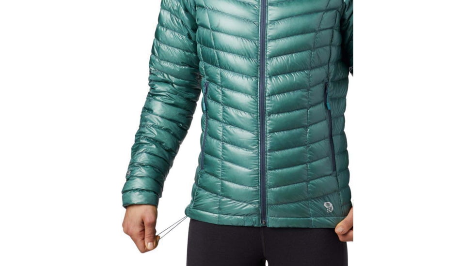 Mountain Hardwear Ghost Whisperer Hooded Down Jacket, Lakeshore Blue, XL, 1560931328-XL