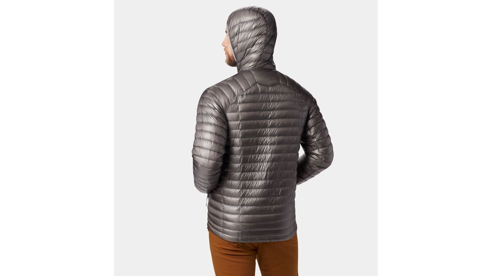 Mountain Hardwear Ghost Whisperer Hooded Down Jacket - Men's, Manta Grey, L, 1560921072-L