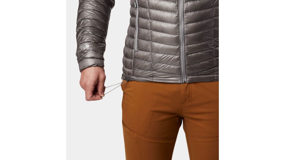 Mountain Hardwear Ghost Whisperer Hooded Down Jacket - Men's, Manta Grey, L, 1560921072-L