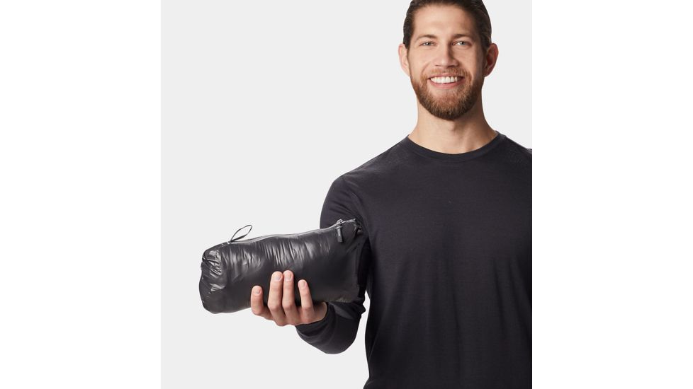 Mountain Hardwear Ghost Whisperer Hooded Down Jacket - Men's, Manta Grey, L, 1560921072-L