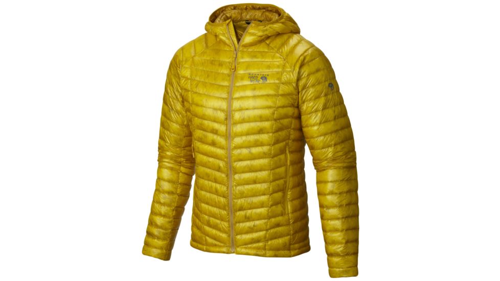 Mountain Hardwear Ghost Whisperer Hooded Down Jacket - Men's, Electron Yellow, Large, ELECTRON-YELLOW-LARGE