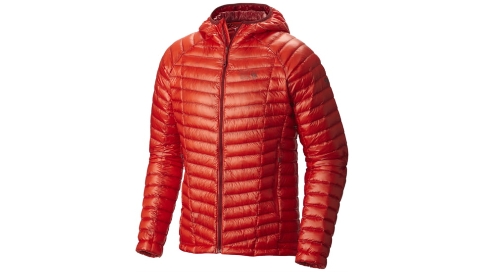 Mountain Hardwear Ghost Whisperer Hooded Down Jacket - Men's, Fiery Red, Large, 334993