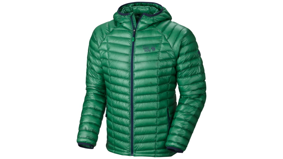 Mountain Hardwear Ghost Whisperer Hooded Down Jacket - Men's, Fuse Green, Small, 134485