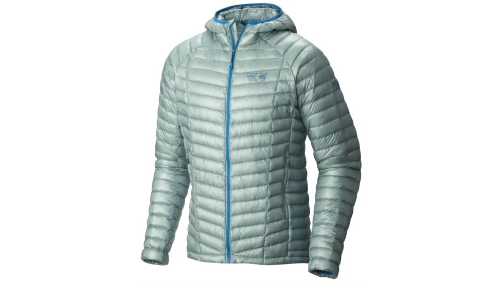 Mountain Hardwear Ghost Whisperer Hooded Down Jacket - Men's, Ice Shadow, Large, 334989