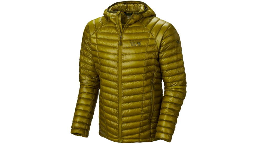 Mountain Hardwear Ghost Whisperer Hooded Down Jacket - Men's, Python Green, Small, 181651