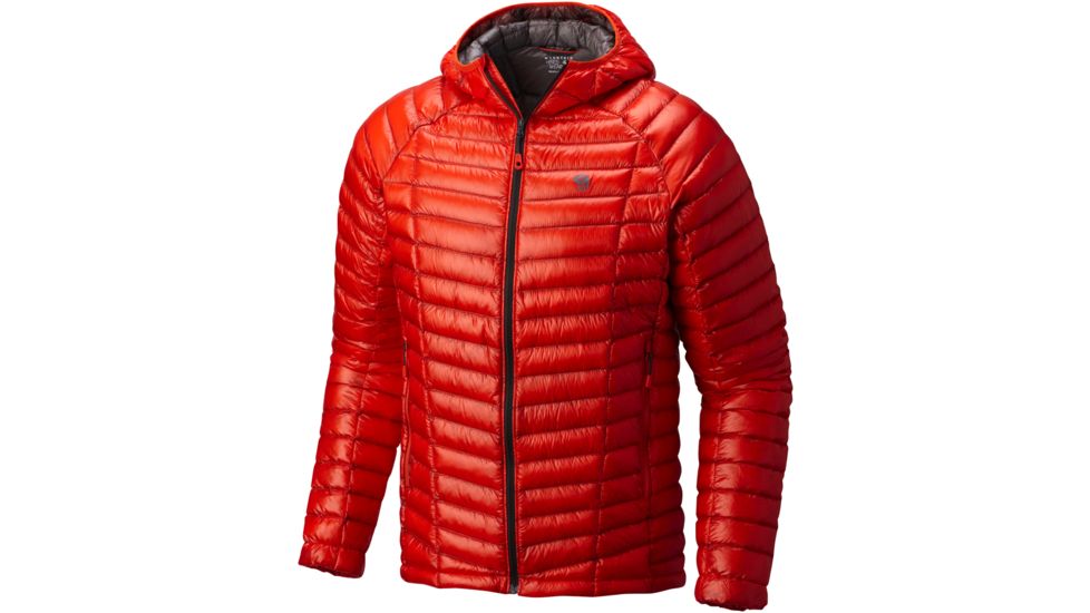 Mountain Hardwear Ghost Whisperer Hooded Down Jacket - Men's, State Orange, Medium, 415501