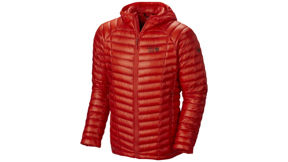 Mountain Hardwear Ghost Whisperer Hooded Down Jacket - Men's, State Orange, Medium, 171542