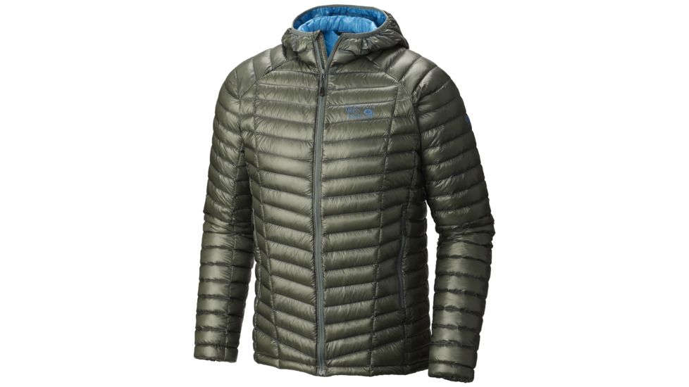 Mountain Hardwear Ghost Whisperer Hooded Down Jacket - Men's, Thunderhead Grey, Large, 319895