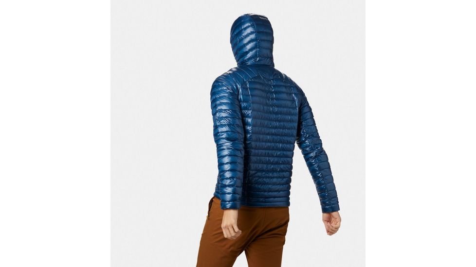 Mountain Hardwear Ghost Whisperer Hooded Down Jacket - Men's, Nightfall Blue, XL, 1560921448-XL