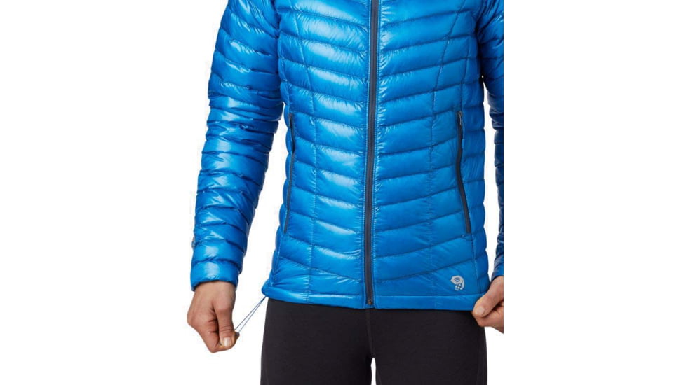 Mountain Hardwear Ghost Whisperer Hooded Down Jacket, Prism Blue, XS, 1560931453-XS