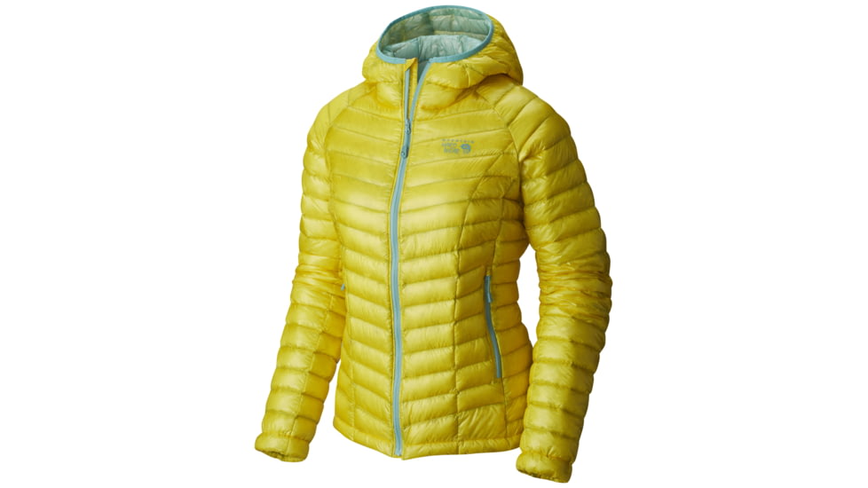 Mountain Hardwear Ghost Whisperer Hooded Down Jacket - Women's-Lemon Twist-Small