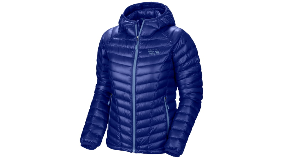 Mountain Hardwear Ghost Whisperer Hooded Down Jacket - Women's-Nectar Blue-Small