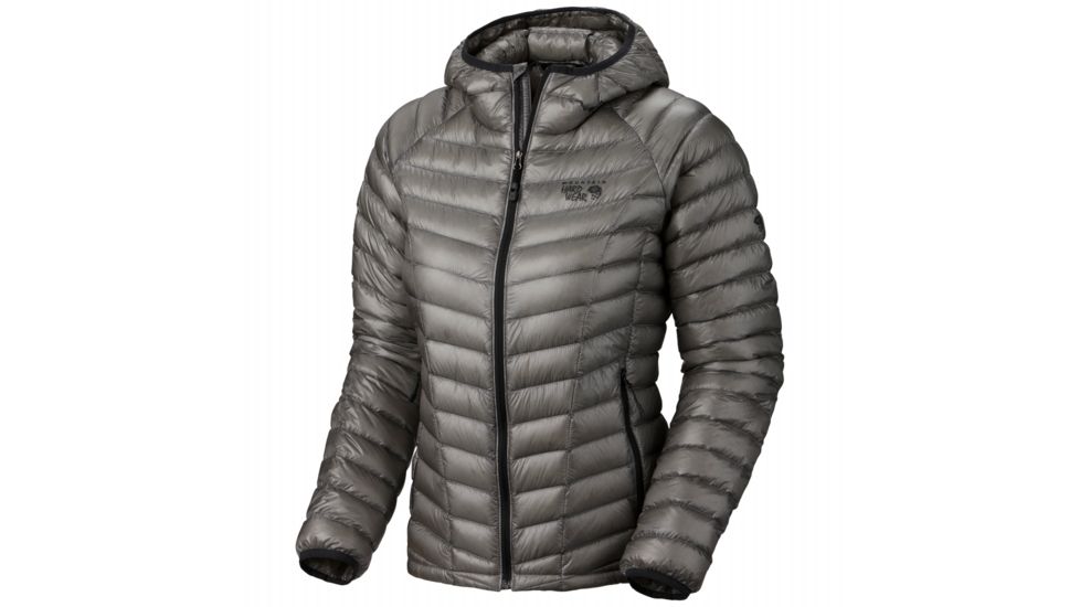 Mountain Hardwear Ghost Whisperer Hooded Down Jacket - Women's-Steam-X-Small